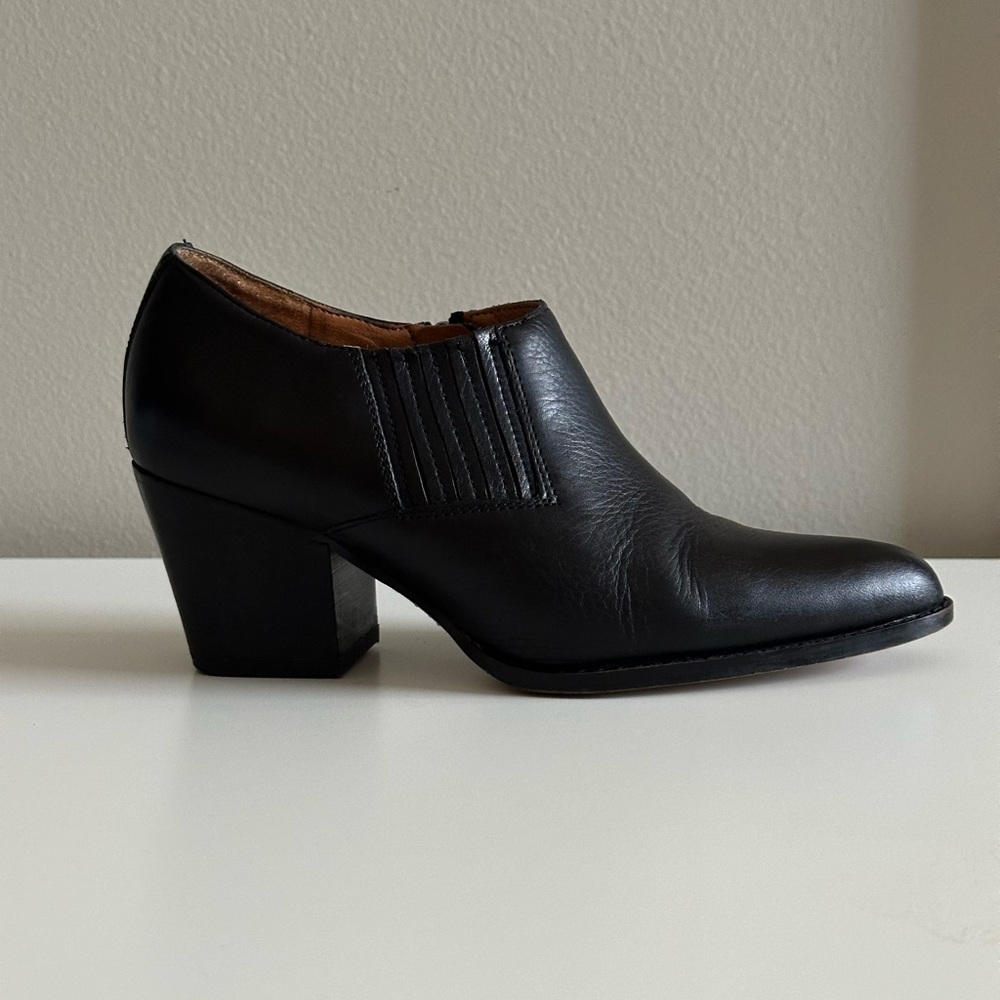 “Sarto” by Franco Sarto Italian Leather Ankle Bootie